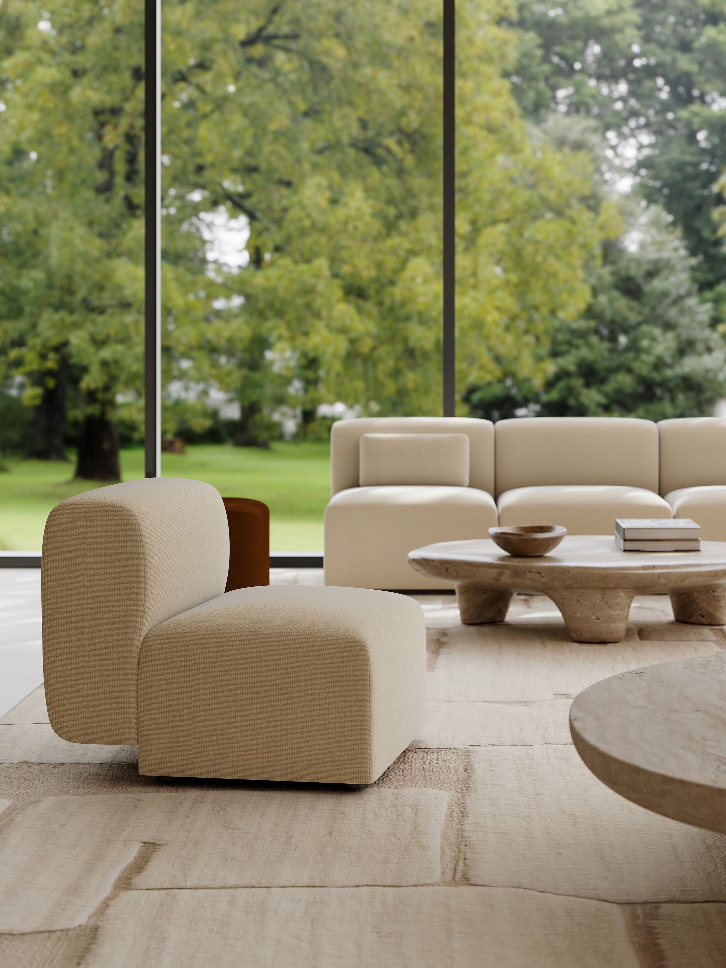 Puffy Sofa by Formiing